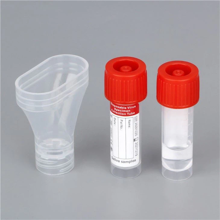 Kit descartável de coleta de saliva