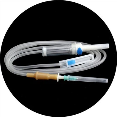 Conjunto de infusão com conjunto de infusão Luer Slip