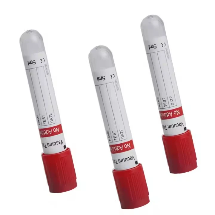 Tubo de coleta de sangue simples
