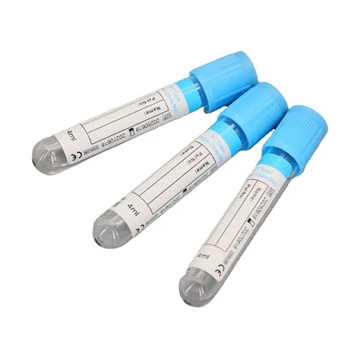 Tubo azul da coagulação do tampão para o tubo CE/ISO da coleção do sangue do plasma da coleção do sangue certificado