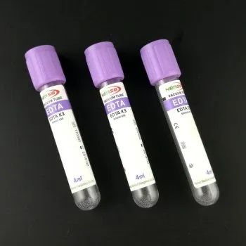 K2EDTA - Tubo de vidro para coleta de sangue a vácuo