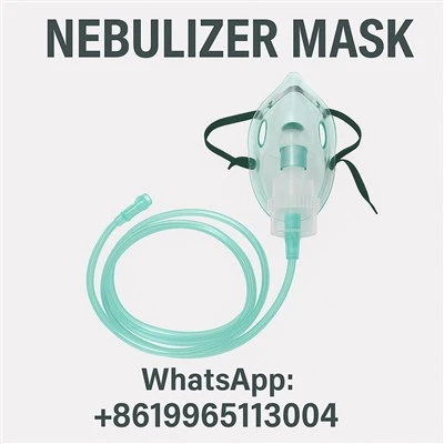 Máscara de nebulizador com cateter de oxigênio nasal
