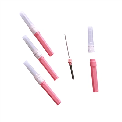 Agulha de coleta de sangue tipo caneta