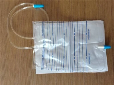 Coletor de urina 2000ml Desinfecção de desinfecção Cateter de drenagem consumíveis médicos consumíveis PVC Sacos de urina de polímero plástico PVC