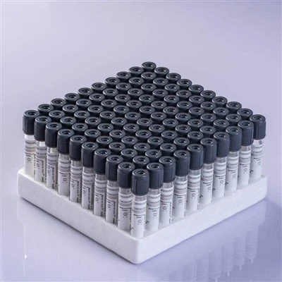 Tubos de coleta de sangue a vácuo Citrato de sódio 1:4 Tubos ESR delgados com tampa preta Produtos médicos Chengwu com certificação CE/ISO